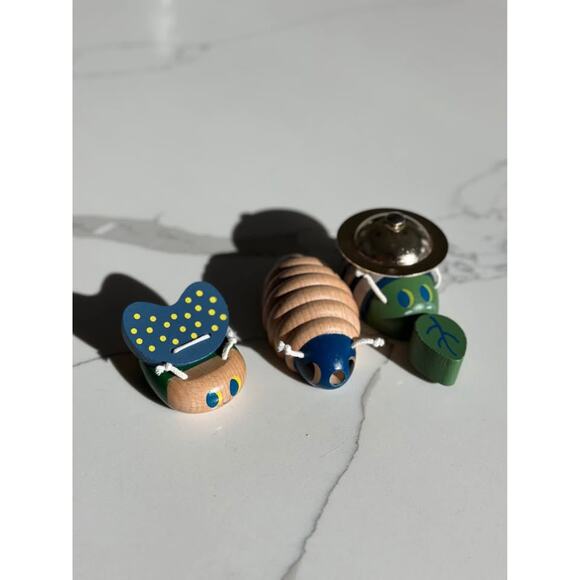 Manhattan Toy Folklore Bug Quartet 4-Piece Musical Wooden Toy Set for Toddlers - Picture 1 of 4